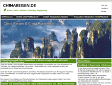 Tablet Screenshot of chinareisen.de